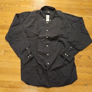 New Banana Republic Men's Button Down Long Sleeve Shirt Blue 100% Cotton Size XL